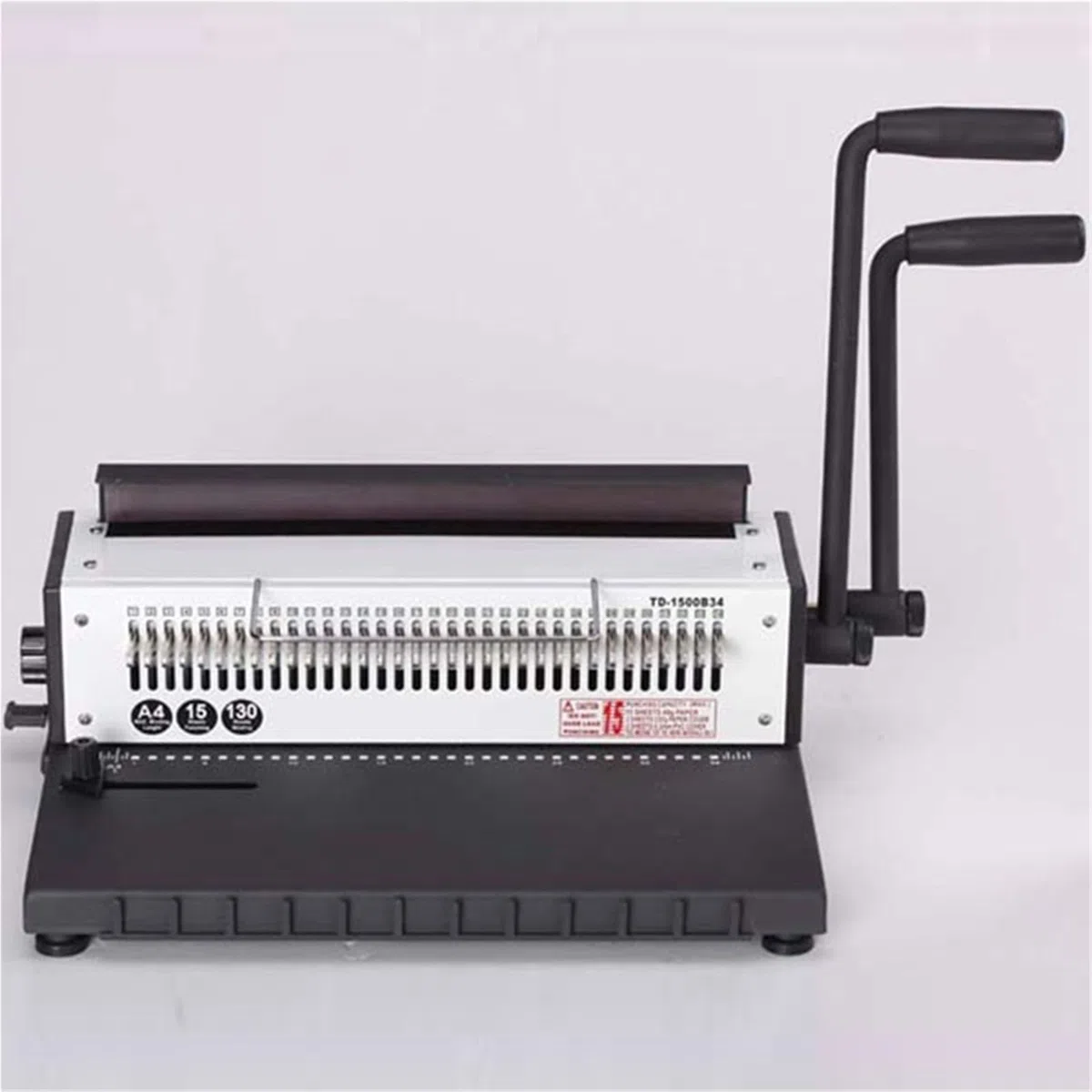 Bindemaschine, Doppelring-Bindemaschine mit Eisenring, A4-Bindemaschine mit Vollmessern, Tischkalender-Locher-Bindemaschine