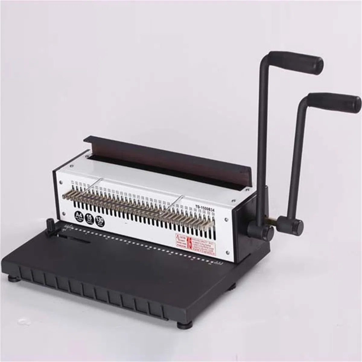 Bindemaschine, Doppelring-Bindemaschine mit Eisenring, A4-Bindemaschine mit Vollmessern, Tischkalender-Locher-Bindemaschine