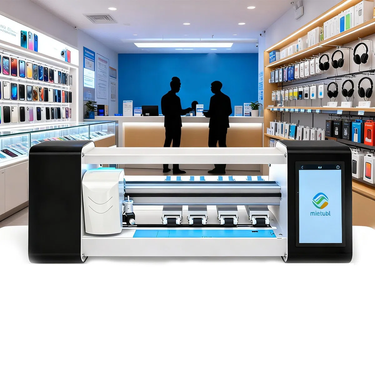 Automatische Folienschneidemaschine, Schneidemaschine Für Handy-Displayschutzfolien, Mit Touchscreen, Über 26.000 Integrierten Vorlagen, Geeignet Für Handys, Uhren Und Tablets.