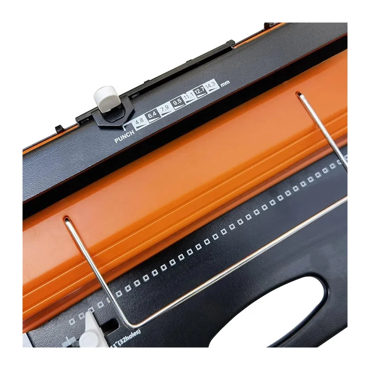 Bindemaschine, T118 Spulenbindemaschine Quadratloch Bürotext Bilderbuch Ausschreibungsdokument Wandkalender A4 Stanzbindemaschine