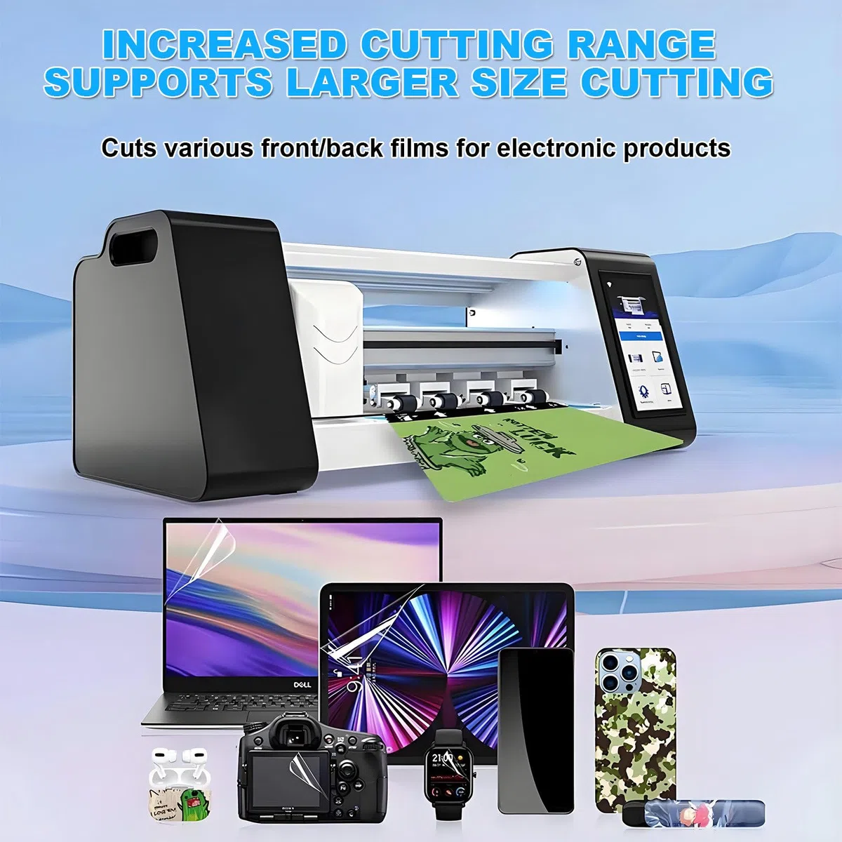 Automatische Folienschneidemaschine, Schneidemaschine Für Handy-Displayschutzfolien, Mit Touchscreen, Über 26.000 Integrierten Vorlagen, Geeignet Für Handys, Uhren Und Tablets.